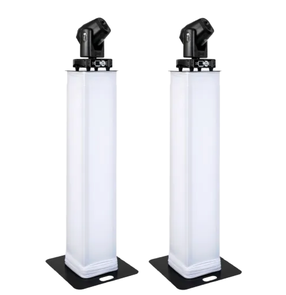 White/Black Tower+Movinghead+Spot